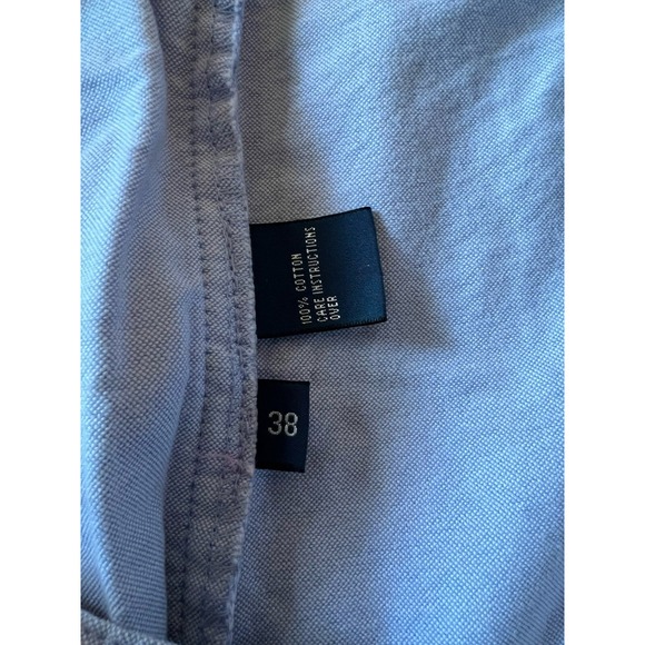 Polo Ralph Lauren Tyler Shorts 38 Light Blue Pleat Front 100% Cotton - Picture 4 of 4